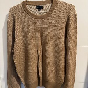 Club Monaco Men's Tan Crewneck Sweater